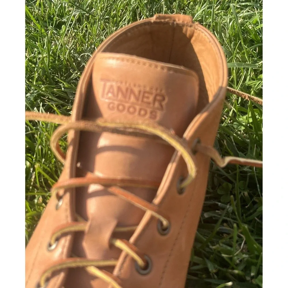 Tanner Goods x Rancourt Court Classic Mid Sneakers Limited Run USA Vibram Size 8